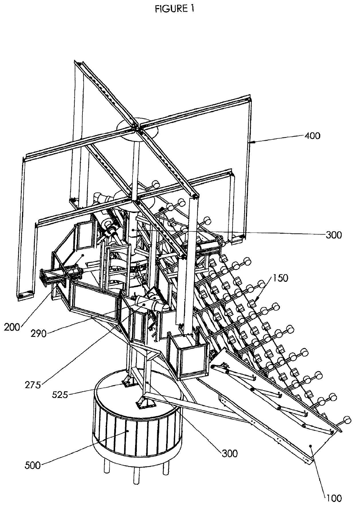 Combined wind and solar power generating system