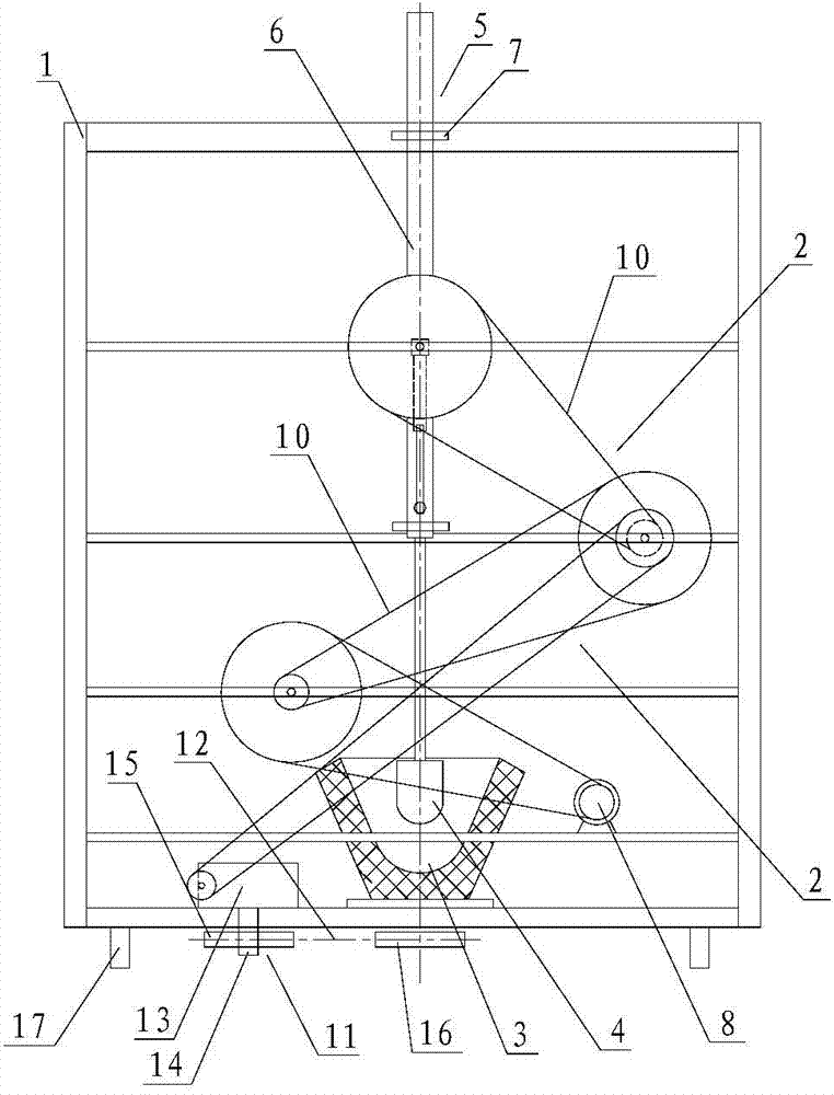 Smashing machine for rolling viscous food raw materials