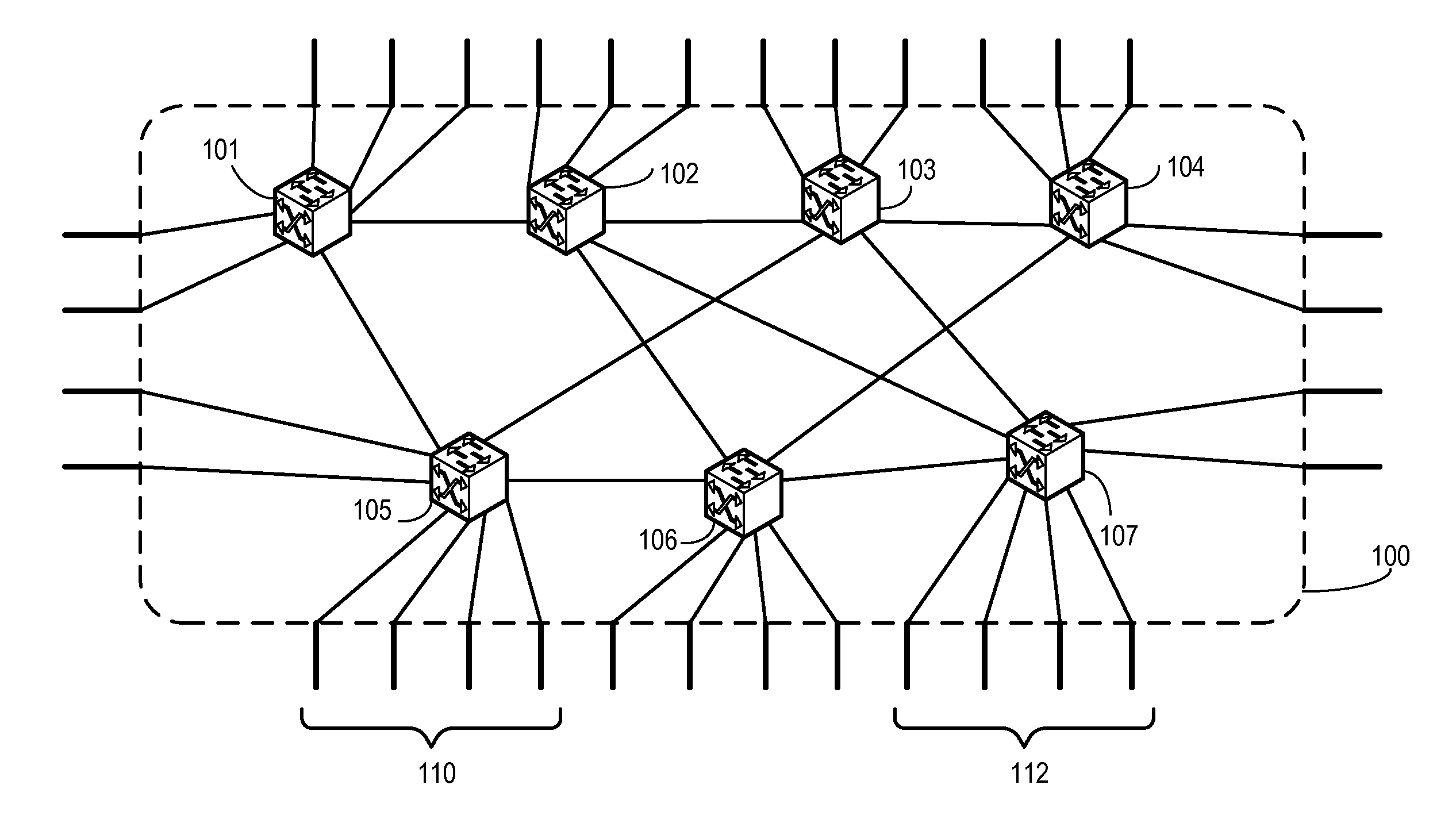 Advanced link tracking for virtual cluster switching