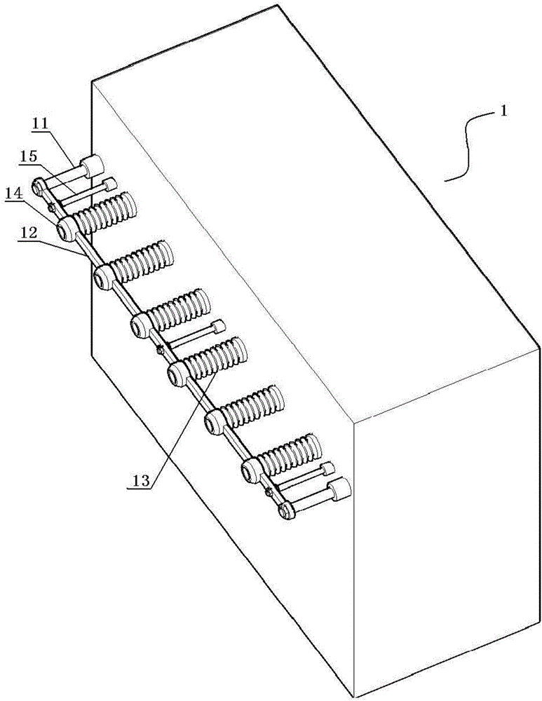 Down feather machine capable of filling multiple cells simultaneously