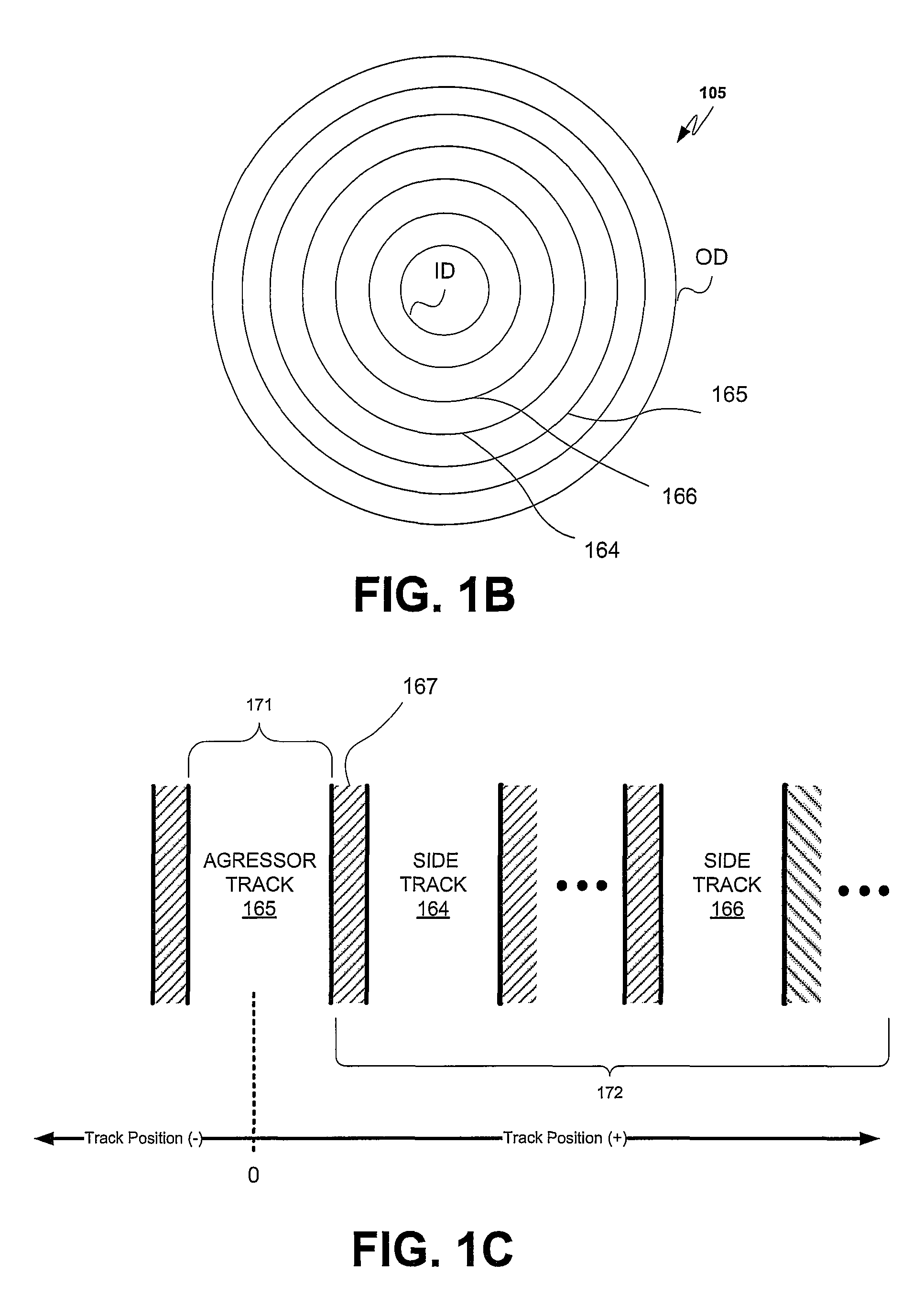 Predictive characterization of adjacent track erasure in recording media