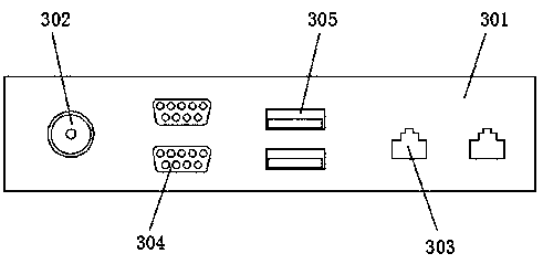 Intrusion prevention terminal convenient to disassemble and assemble