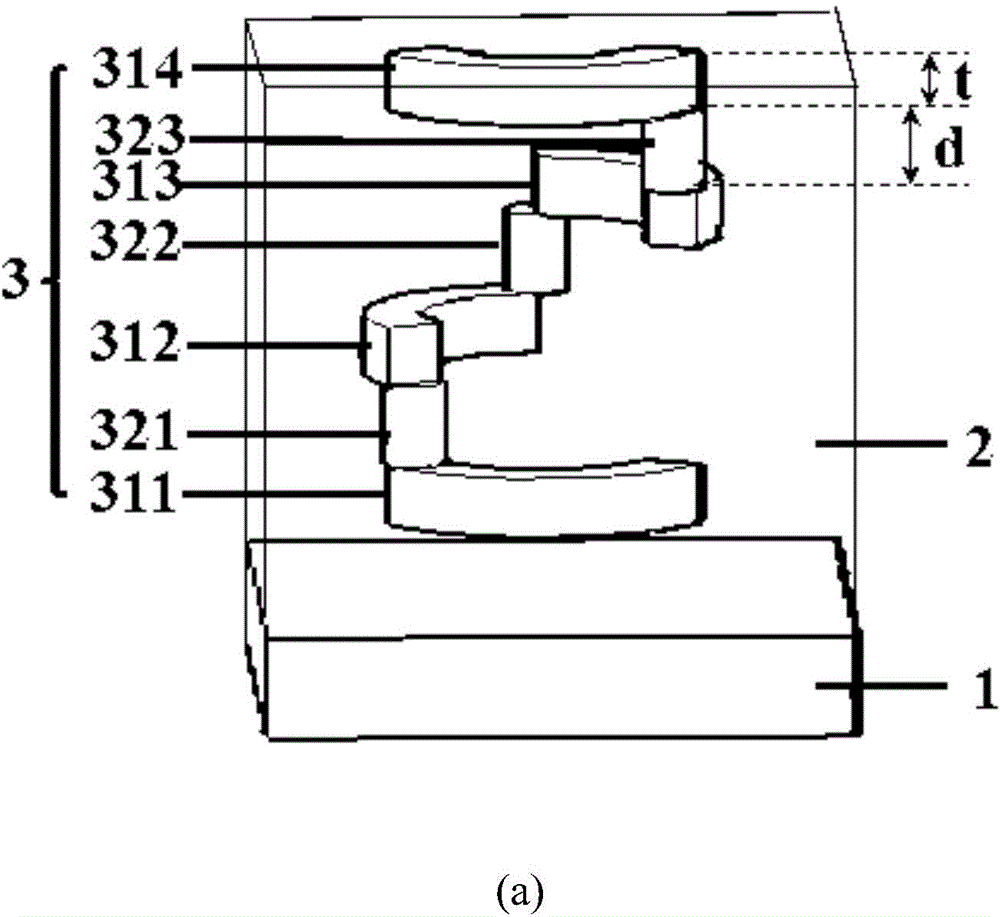 Spiral-like metal chiral metamaterial circular polarizer