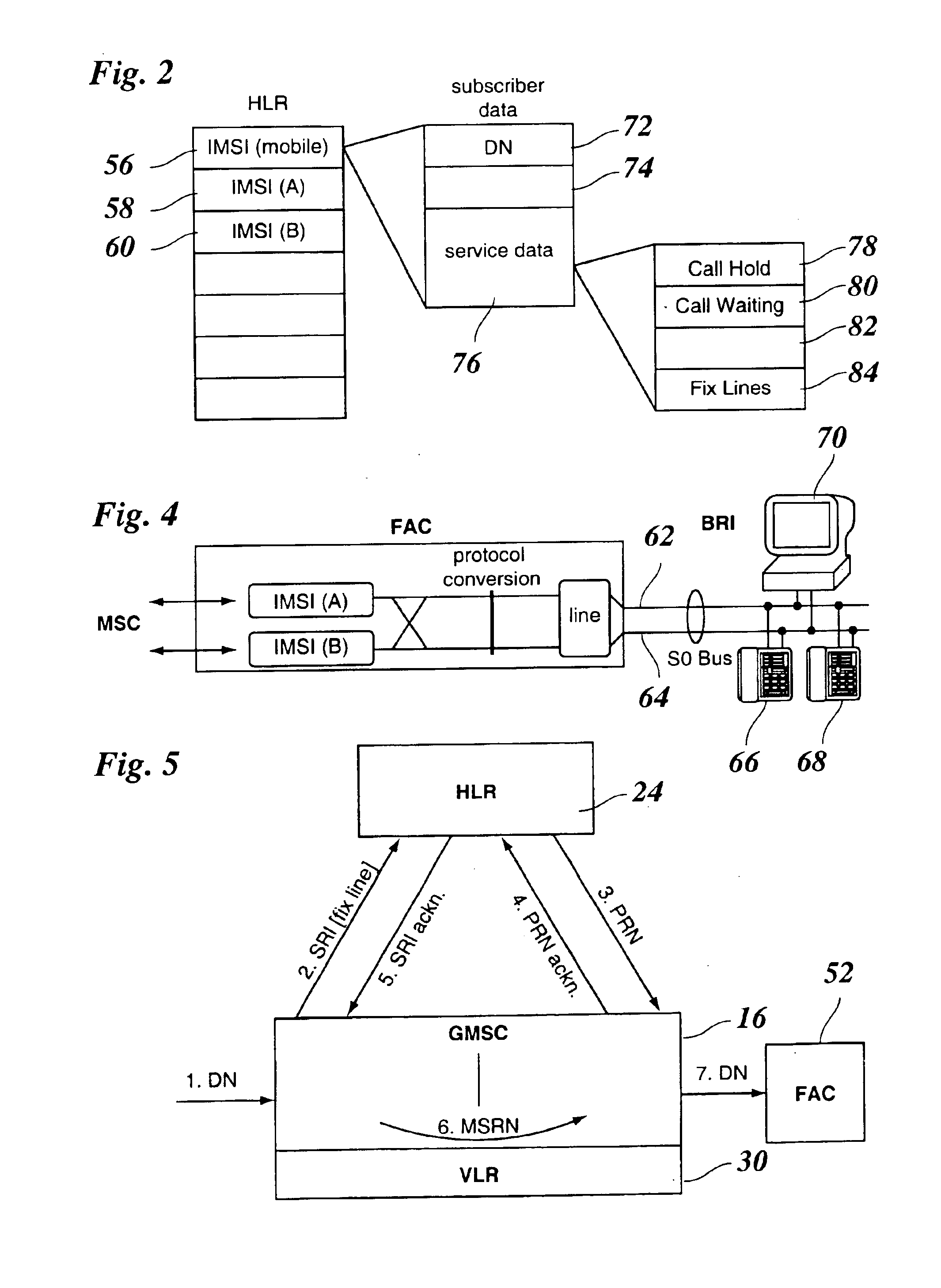 Method and system for integrating fixed terminals in a mobile telecommunication network