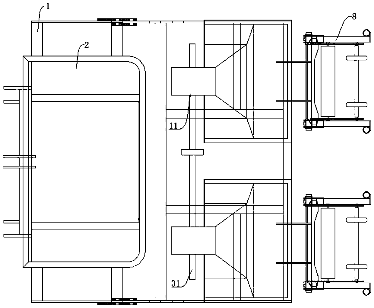 Single-bud-segment sugarcane planting machine