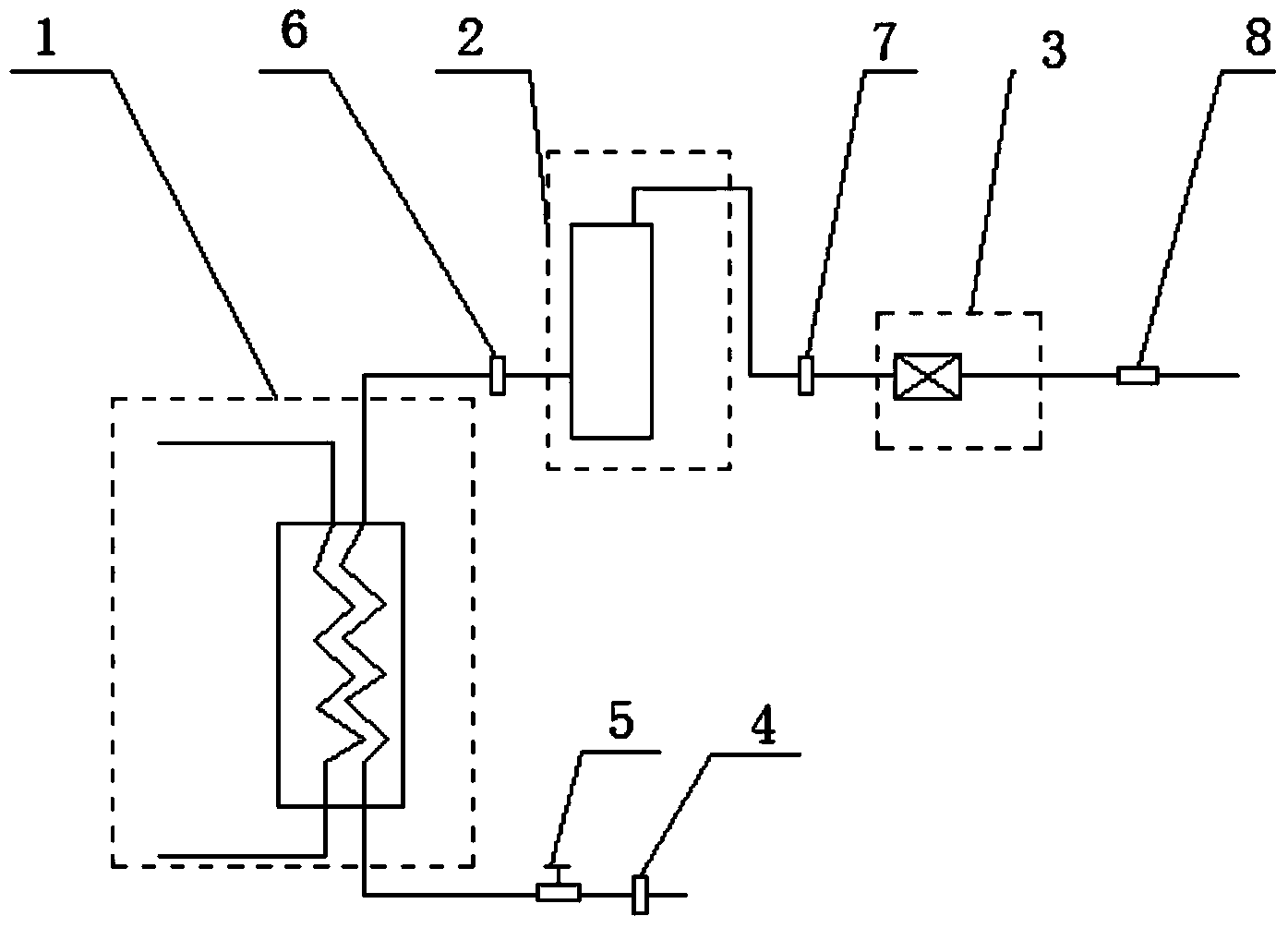 Instant heating type water heater constant temperature control system and method