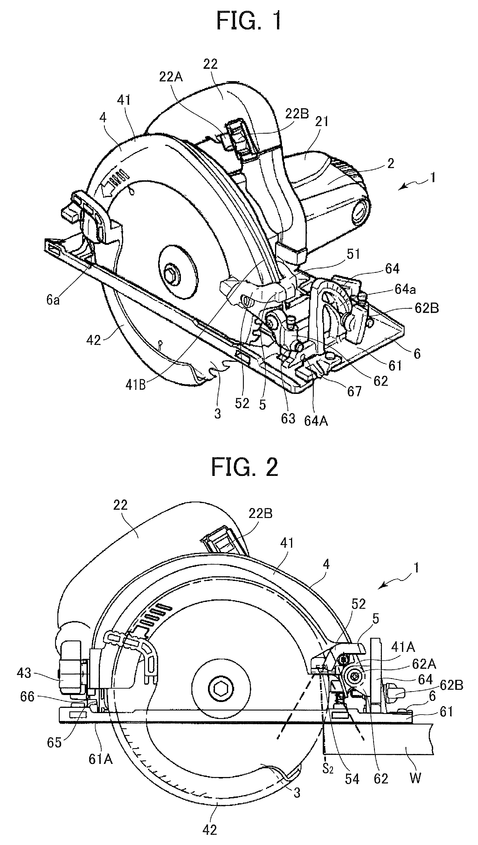 Portable circular saw having light irradiation unit