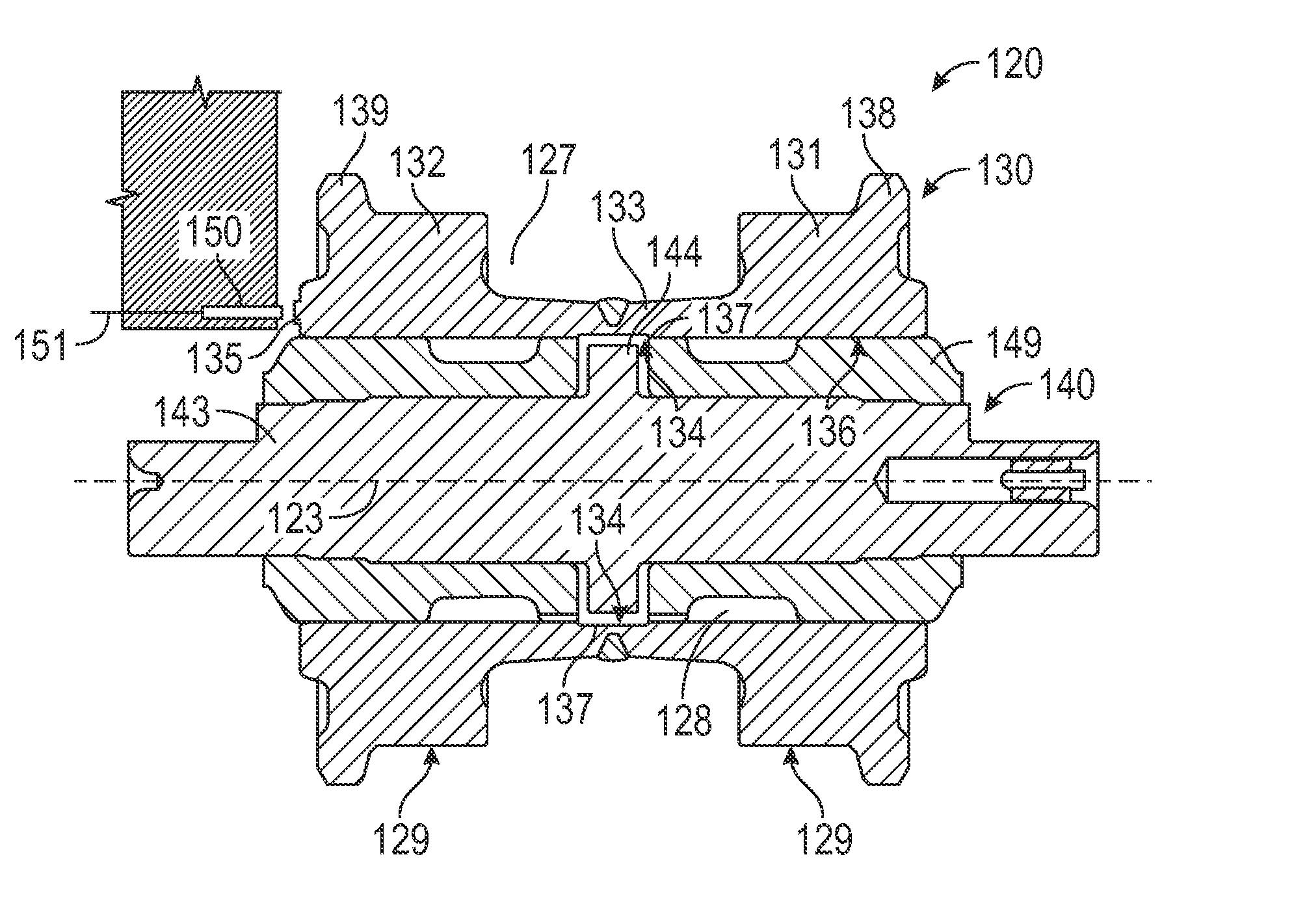 Track roller assembly with a wear measurement system