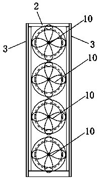 Network equipment heat dissipation and cleaning integrated device