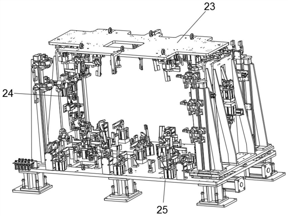 Efficient full-automatic welding tool for energy storage cabinet