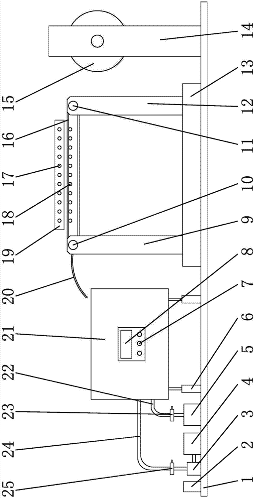 Dyeing device for textile fabric