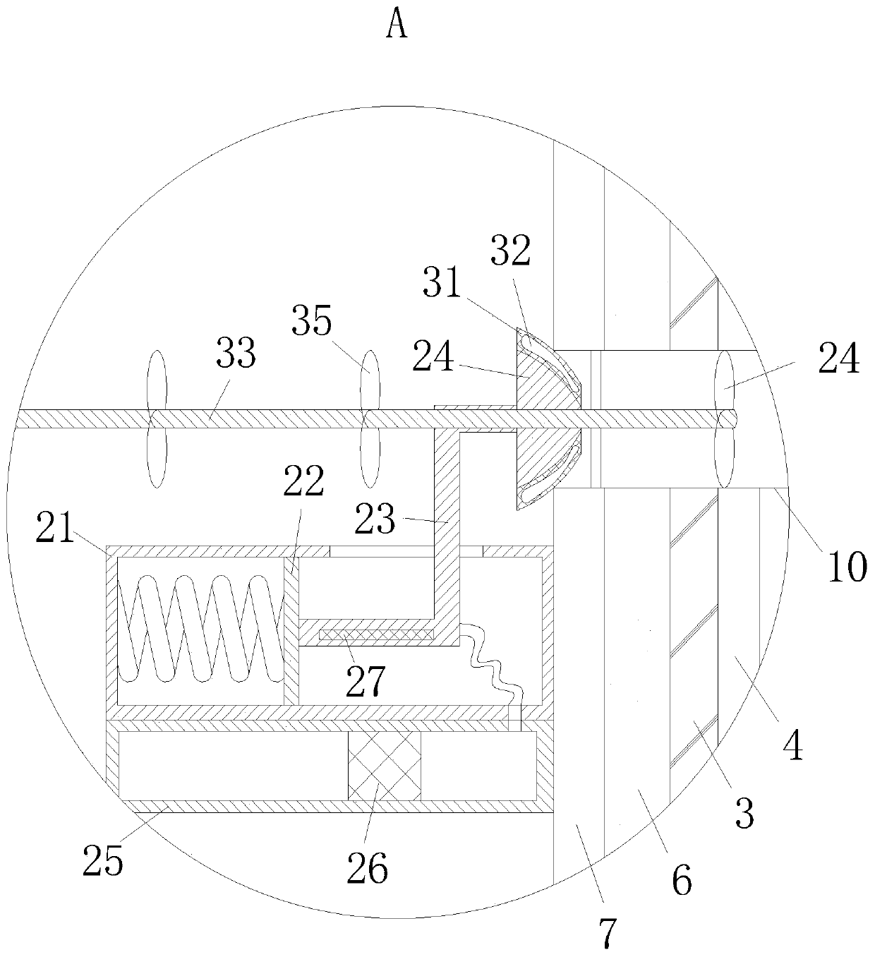 Liquid ammonia evaporator for flue gas denitration