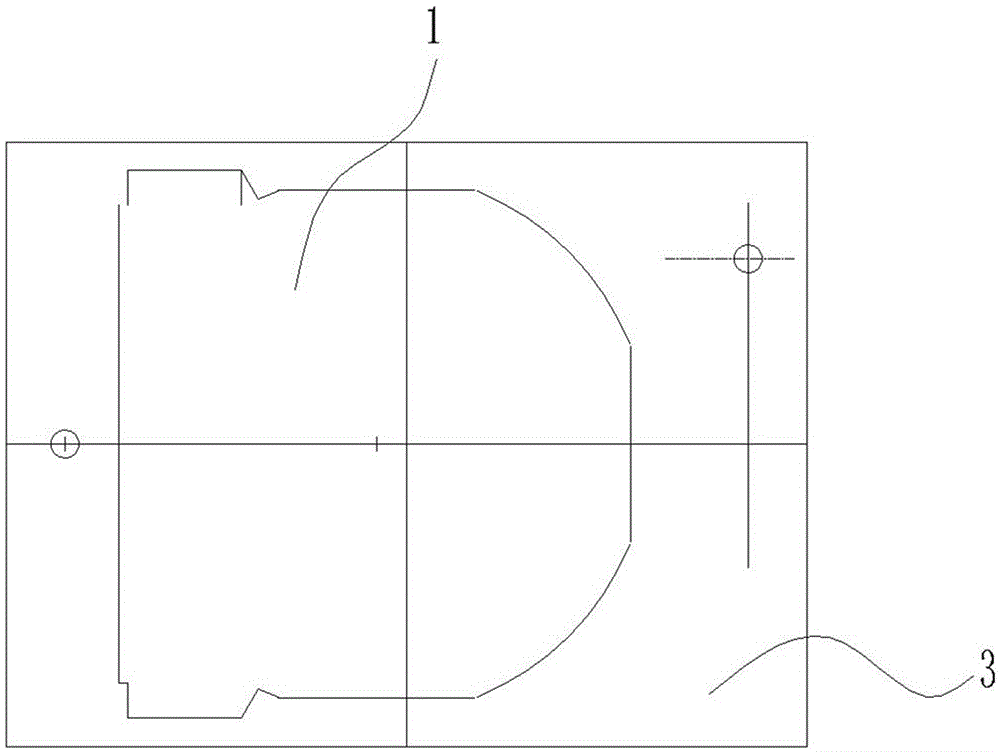 Method for casting end cap of transmission end of traction motor on subway locomotive