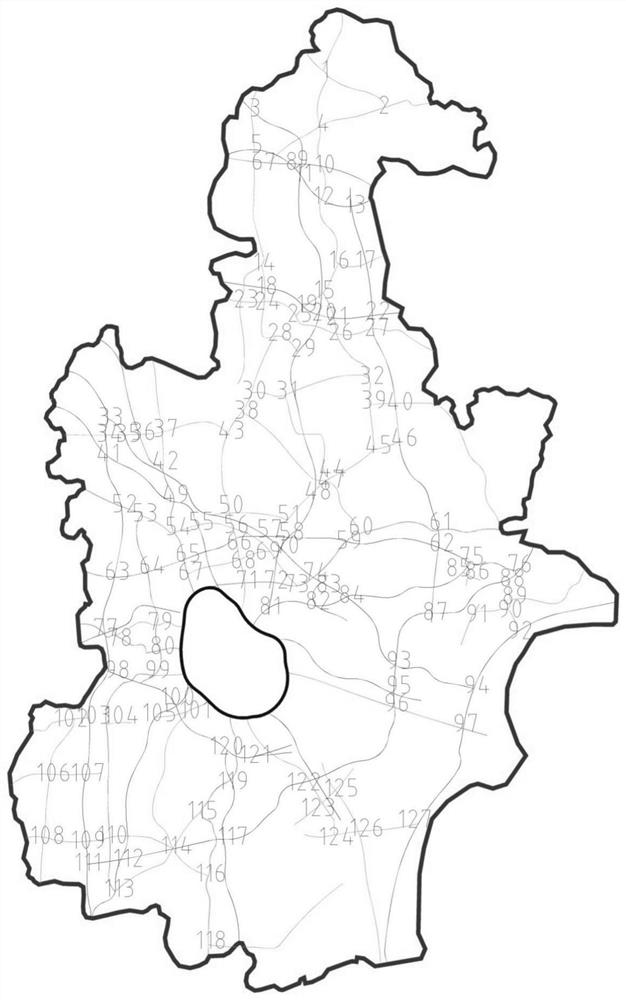 Emergency guarantee optimization design method for road network key nodes