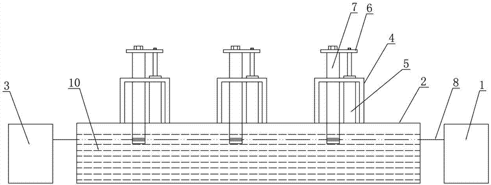 Steel wire hoisting gear in steel wire copper-plating production line