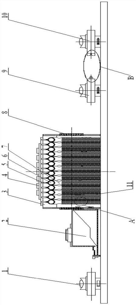 Surface anti-hardness machining system for core rod machining