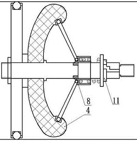 Bracing rod type plug of oil and gas gathering and transferring pipeline