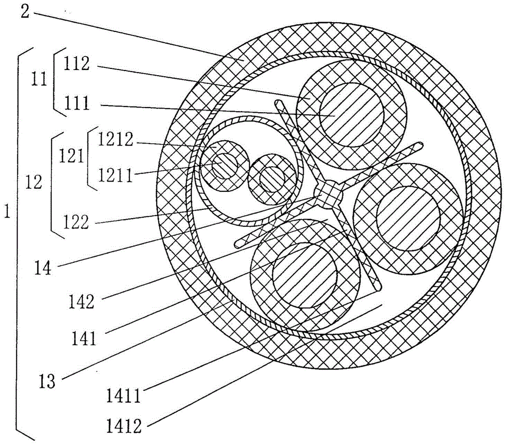 Cable for charging facility of electric automobile