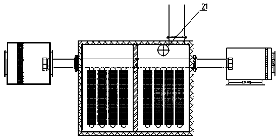 Household natural gas heat supply system