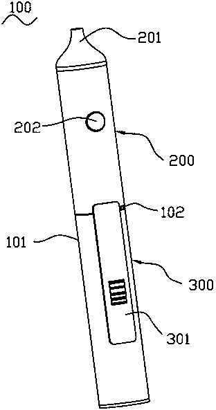 Baking type smoking device enabling amount of heated tobacco to be controlled