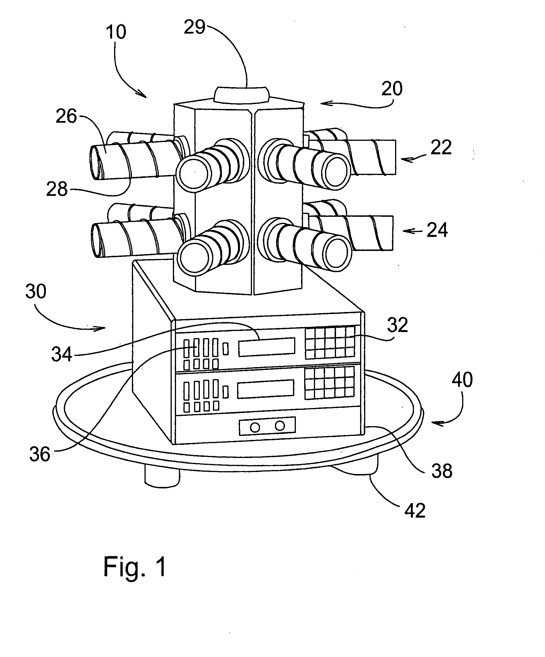 Passive tracking antenna system