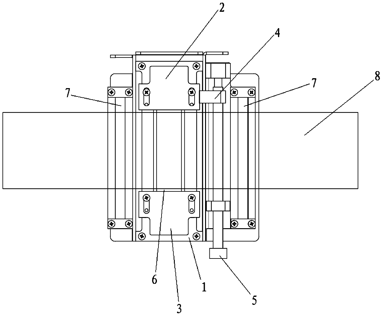 Tipping paper perforating device