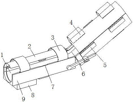 First-aid external fixation support used in orthopedics department and suitable for various types of limb fractures