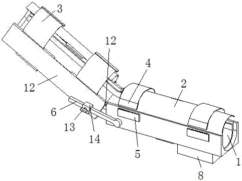 First-aid external fixation support used in orthopedics department and suitable for various types of limb fractures