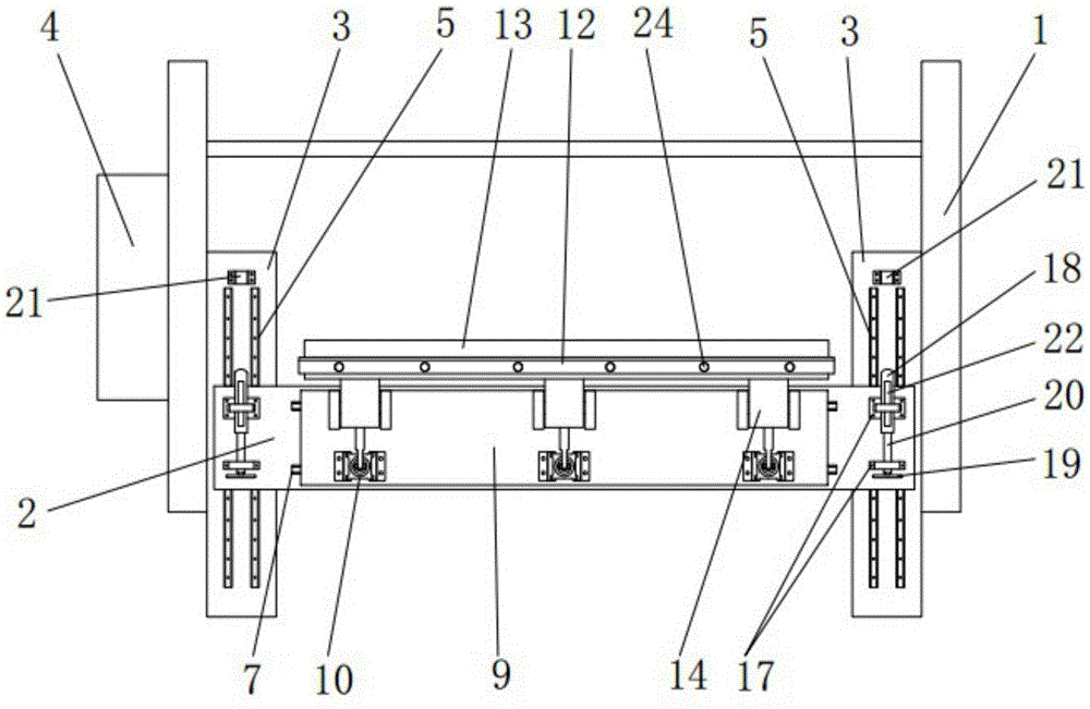 Adhesive scraping device used for automatic adhesive coating machine