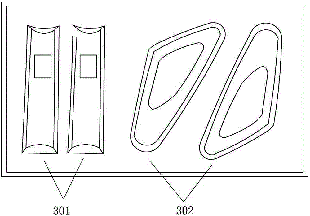 Vacuum plastic-absorbing molding process and device for reclaimed leather skin of automobile column plaque