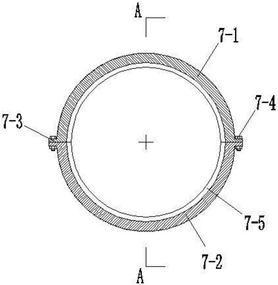 Non-excavation drilling rod with thread protecting structure