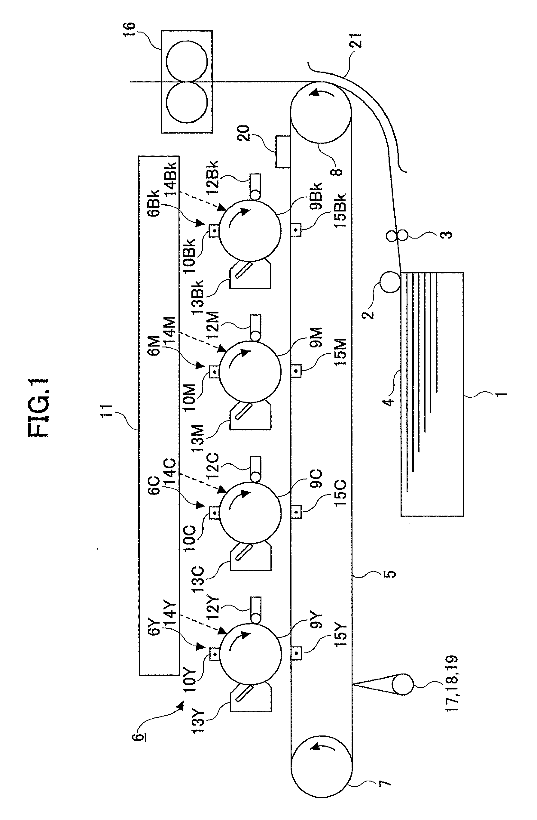 Image forming apparatus, correction control method and computer readable information recording medium