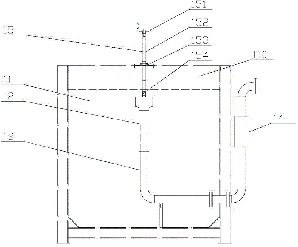 Paint slag treatment device