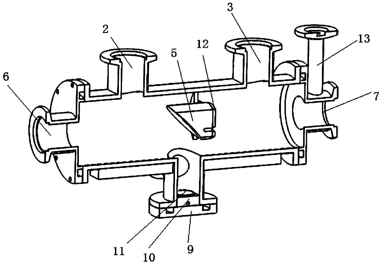 Integrated test device and test method for low-temperature radiometer