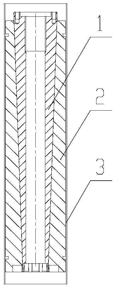 The method of using the anti-deformation water cooling device for welding the penetrating part of the driving tube seat