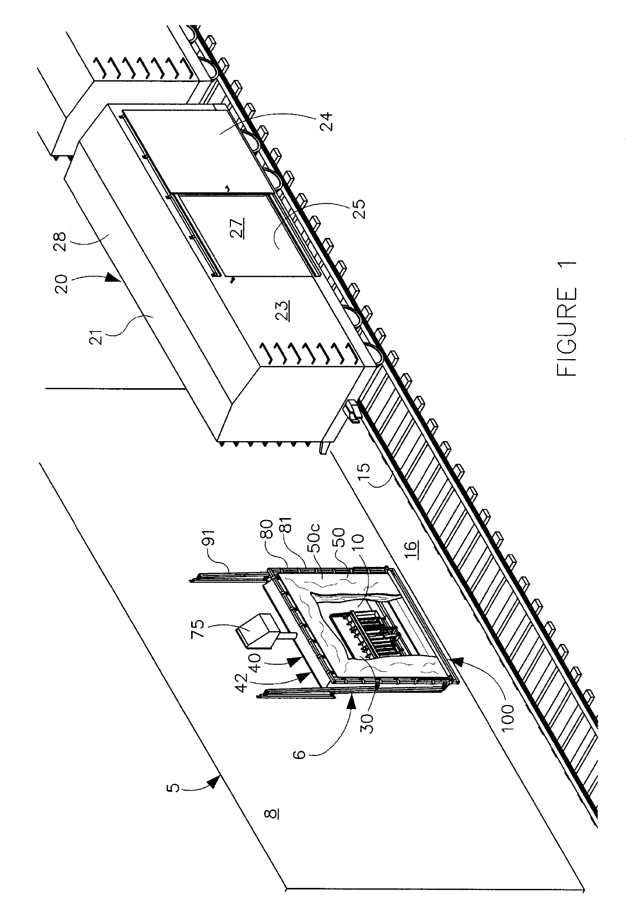 Loading dock rail shelter