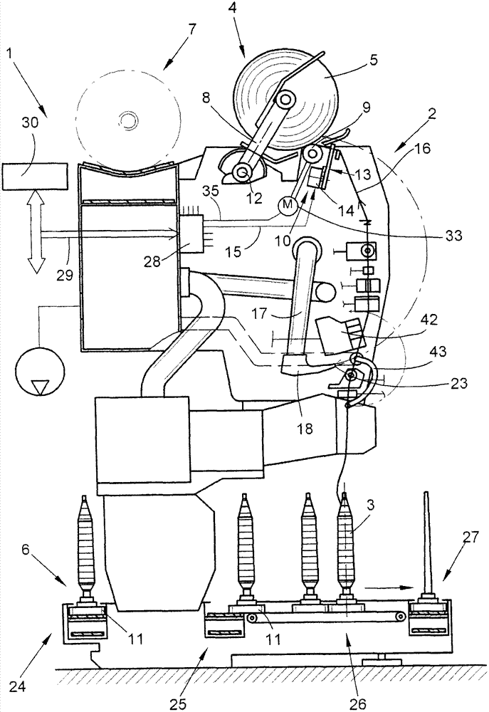 Comb bar for a suction nozzle for a workstation of a textile machine for creating cross-wound spools