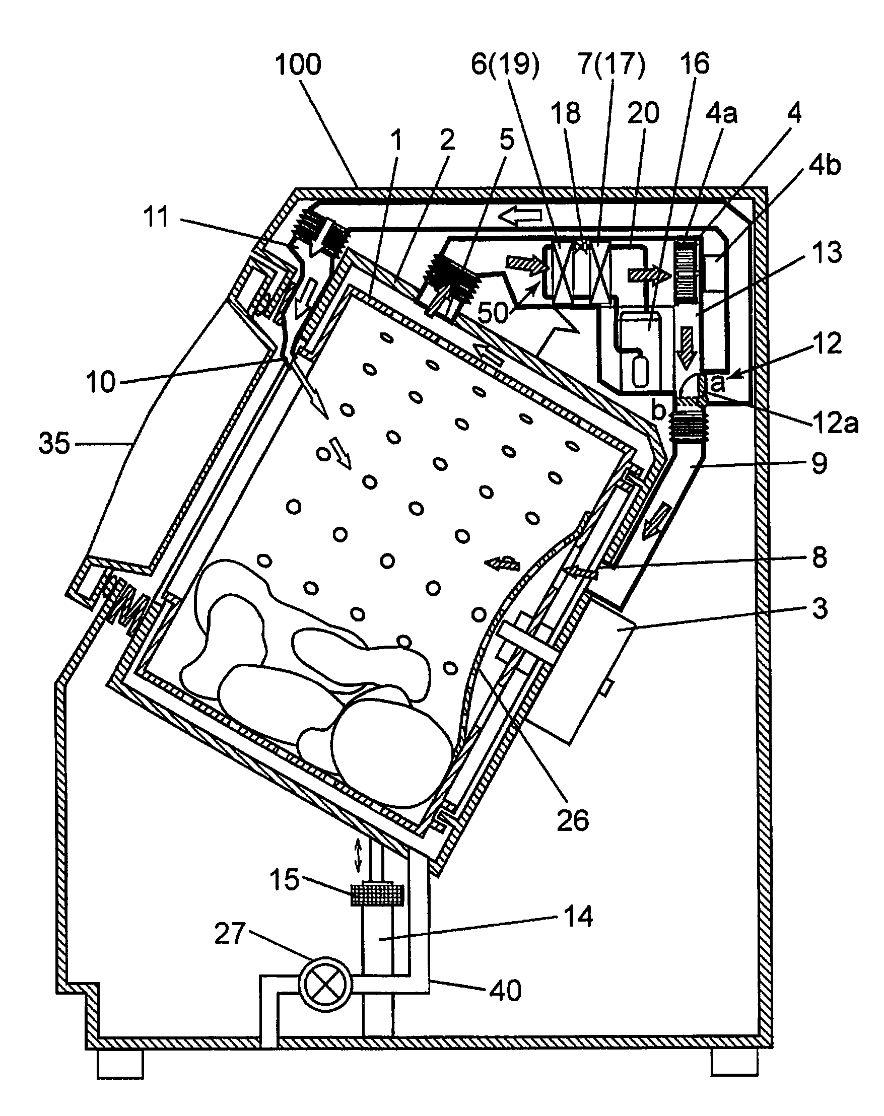 Laundry dryer and washer dryer