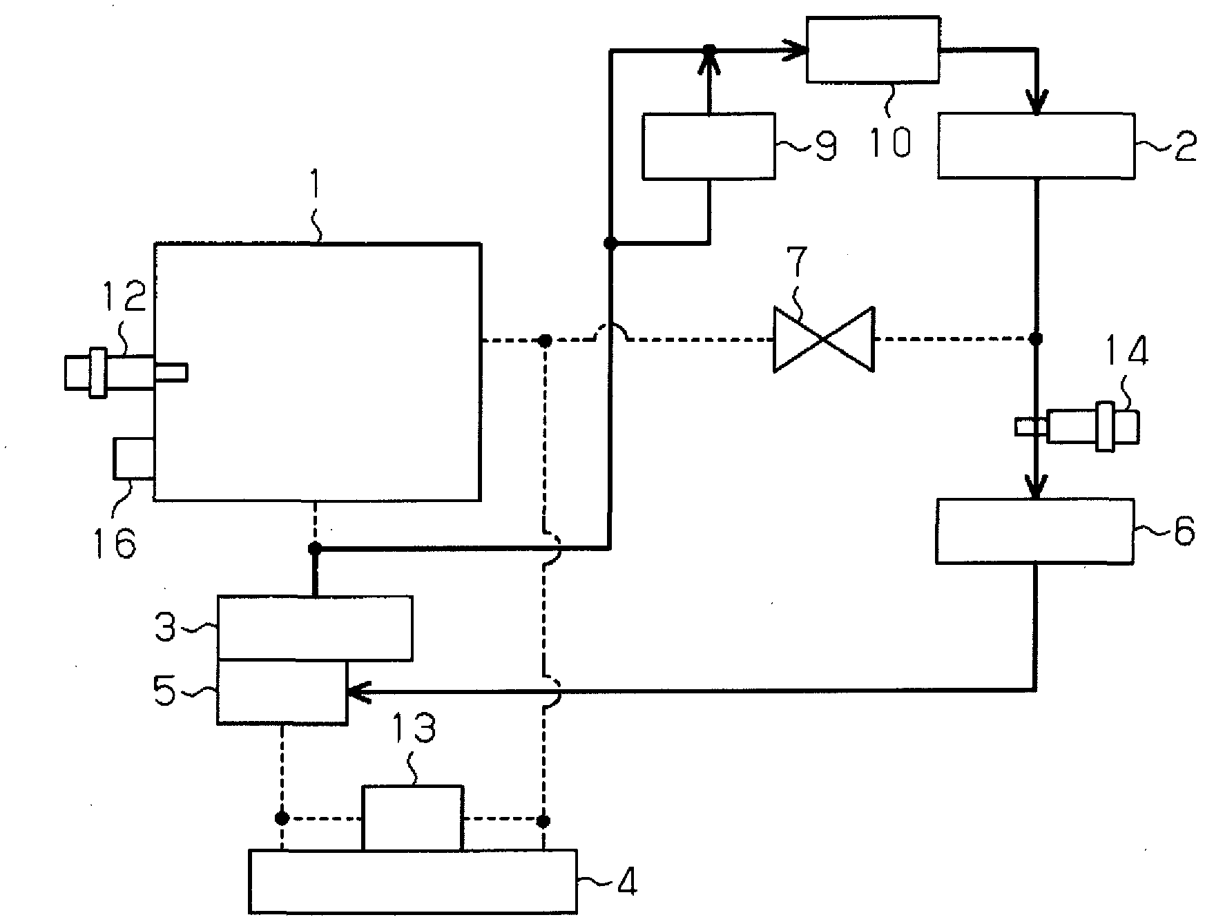 Cooling device for vehicle