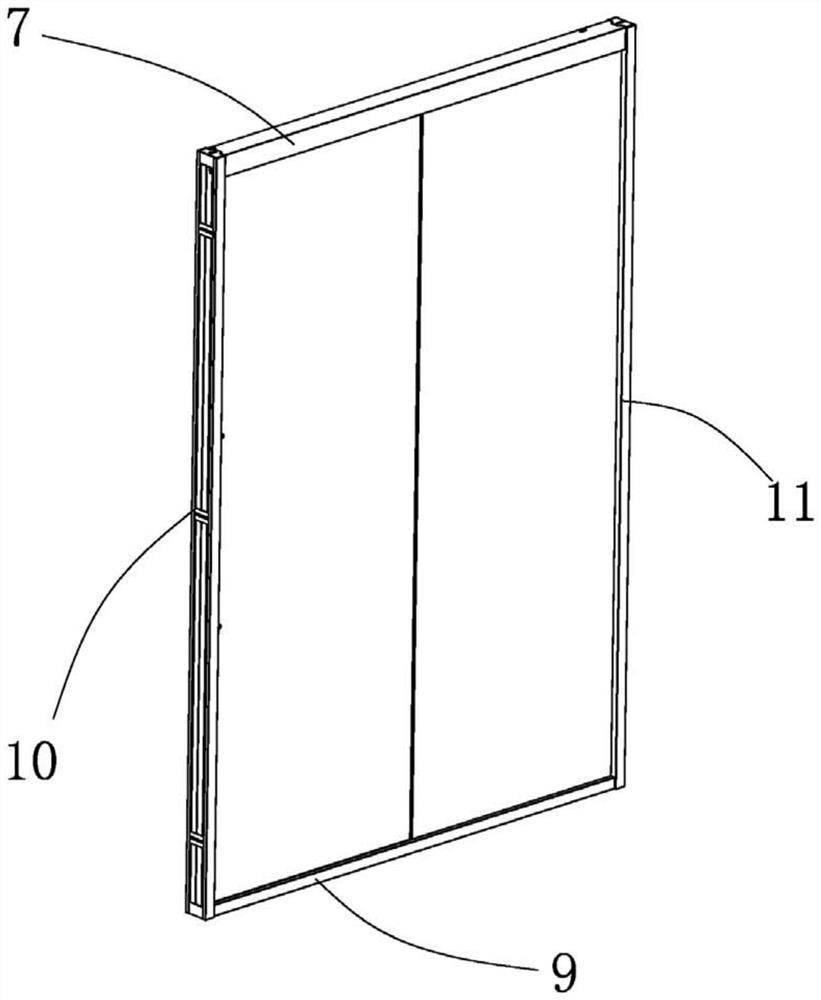 Electric shower room door