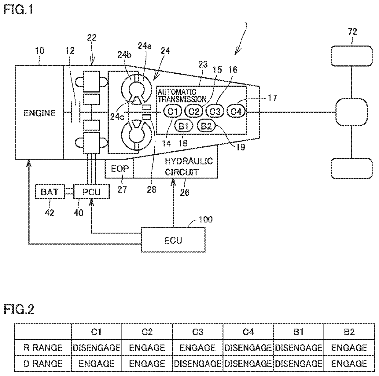 Drive device for hybrid vehicle