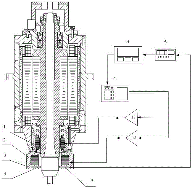 Online restraining method for milling chatter