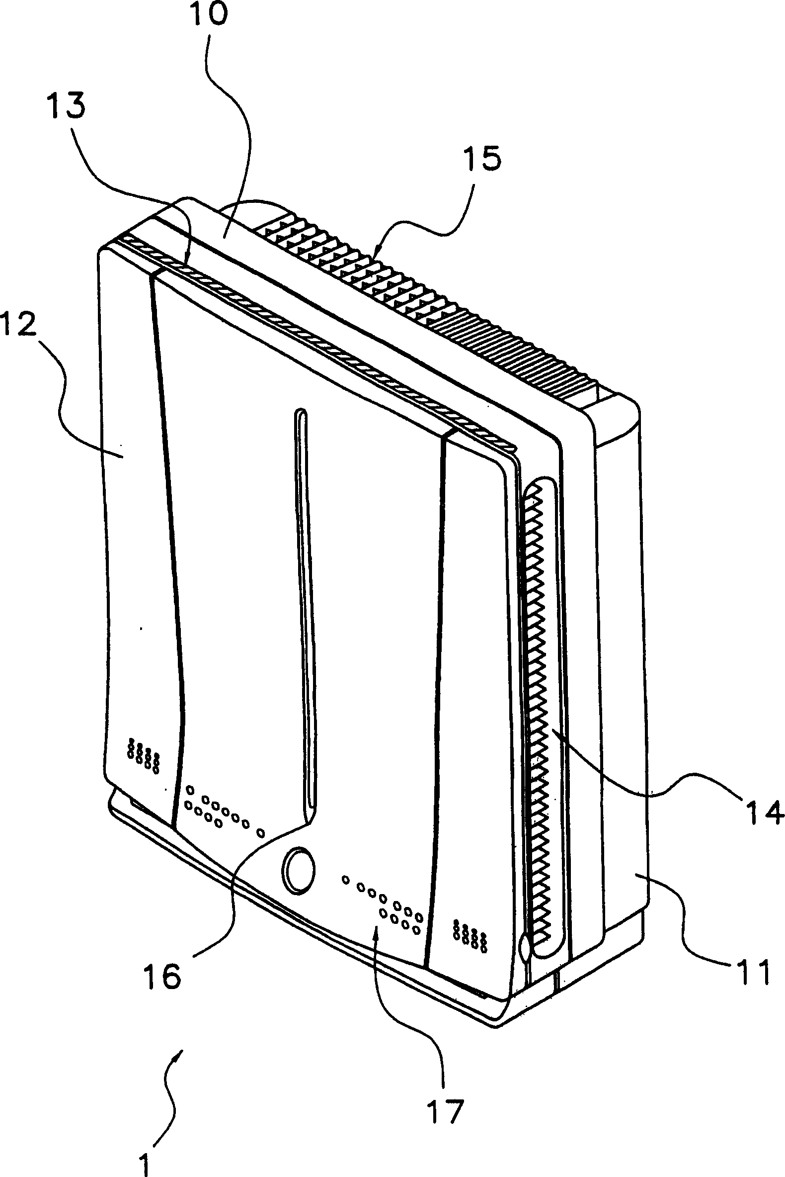 Air cleaning member and air conditioner