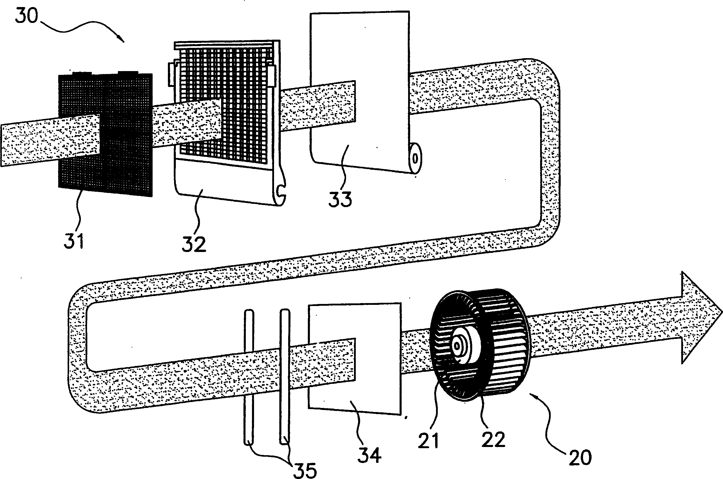 Air cleaning member and air conditioner