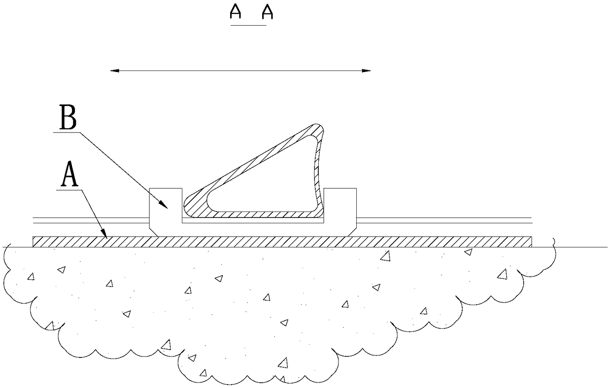 Mud scraper for settling ponds of waterworks