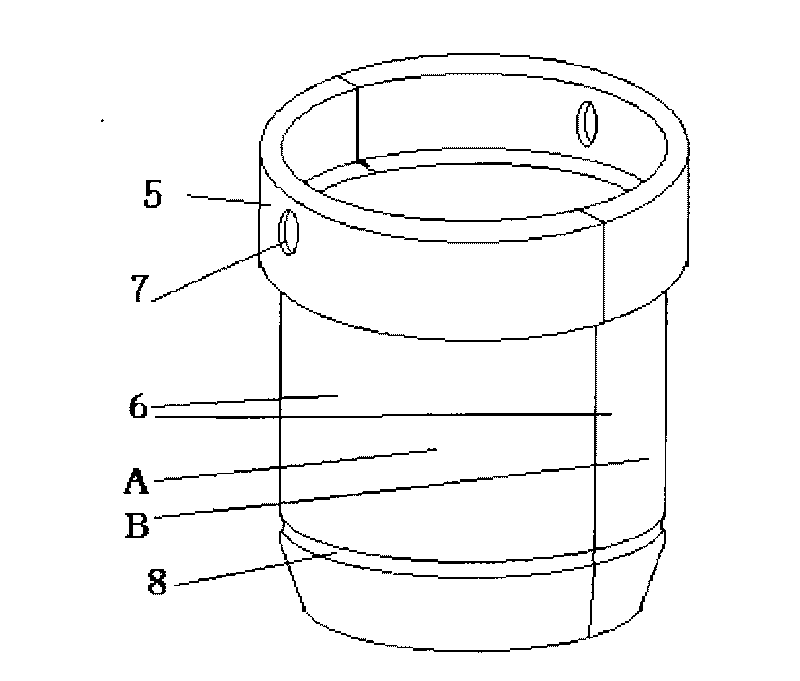 Hand-holding original-state pillar collecting device