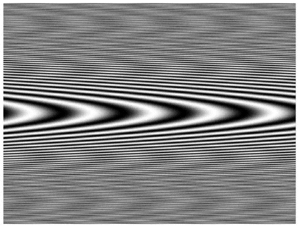 Bi-channel electrooptical scanning laser imaging radar transmitting system for down-looking synthetic aperture