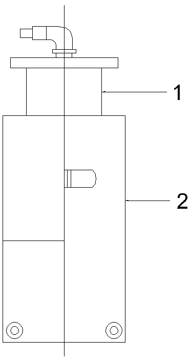 A layered circulating oil-water separator