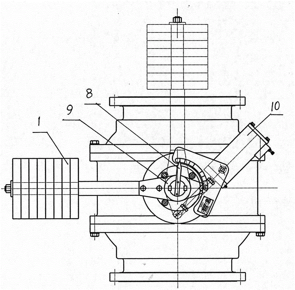 C-shaped four-eccentric slurry pump control valve