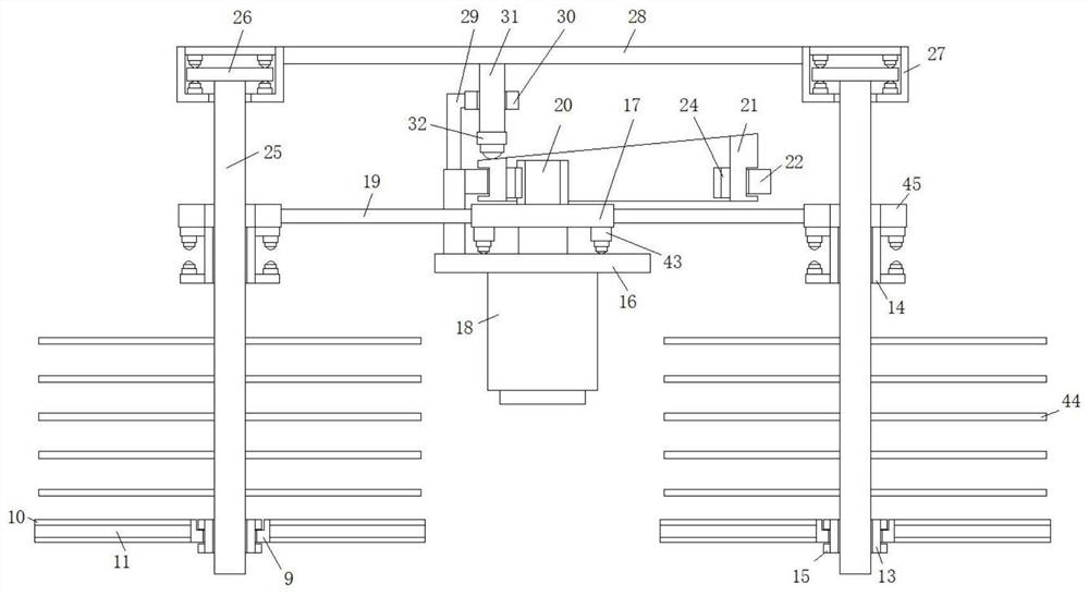 Feed crushing and processing device for wild duck breeding